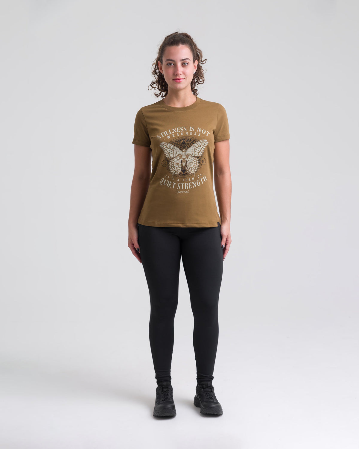 Camiseta Concept Stillness Feminina - Marrom